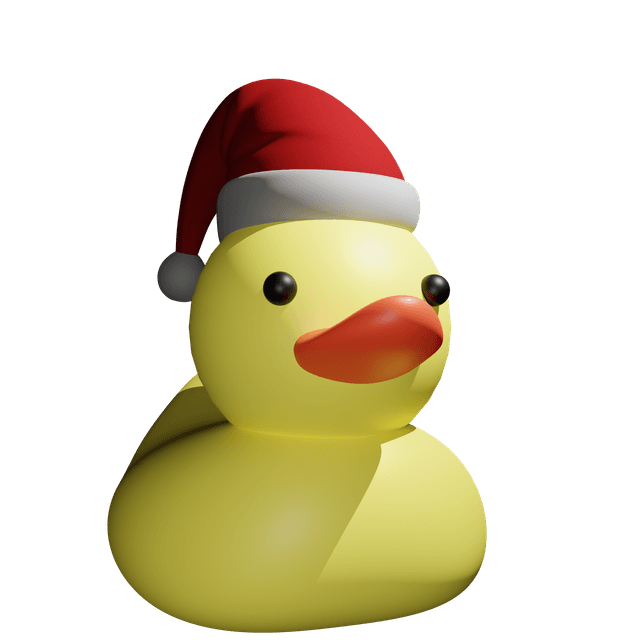 Duck Image for: Christmas Duck