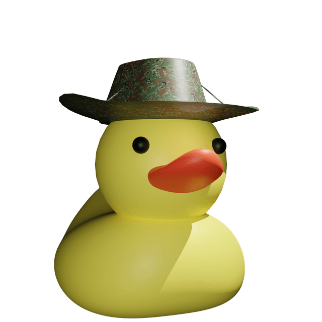 Duck Image for: Camo Hat
