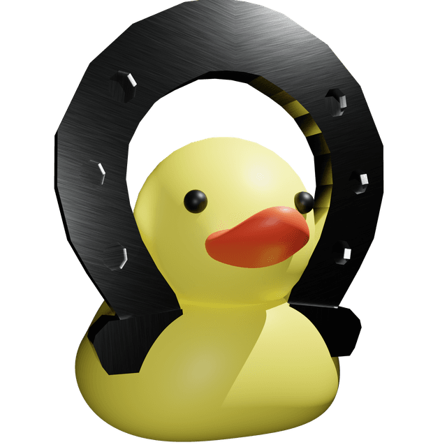 Duck Image for: Lucky Horseshoe